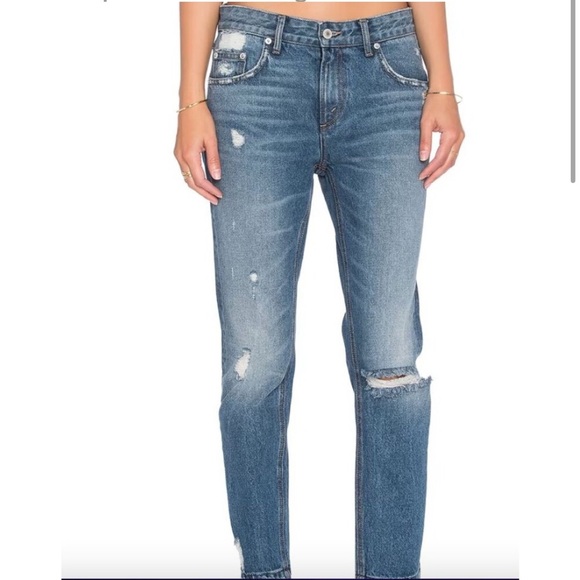 Tularosa Bella slim Boyfriend jeans Size 26 - Picture 3 of 10